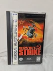 Soviet Strike (Sega Saturn, 1996) CIB Complete Case Broken