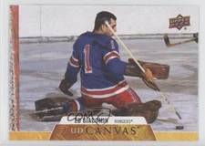 2020-21 Upper Deck UD Canvas Retired Stars Ed Giacomin #C255 HOF