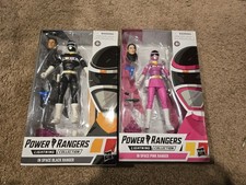Power Rangers Lightning Collection In Space Black And Pink Ranger Lot