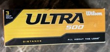 New WILSON ULTRA 500 Golf Balls Set Of 3 Instead Falls Bulldogs