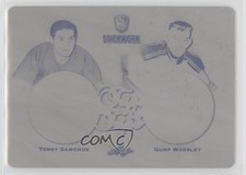 2018 Leaf ITG Stickwork Printing Plate Black 1/1 Terry Sawchuk Gump Worsley 7ez