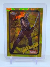 2025 Topps Chrome Marvel Cable #145 Yellow Lava Refractor Near Mint X-Force XMen