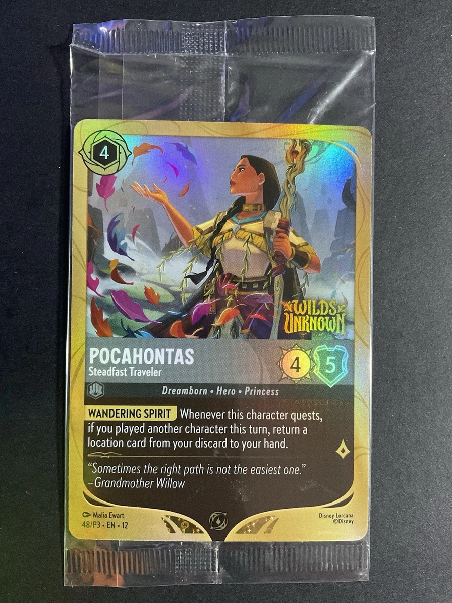 Pocahontas-Steadfast Traveler 48 Disney Lorcana Promo Cards for
