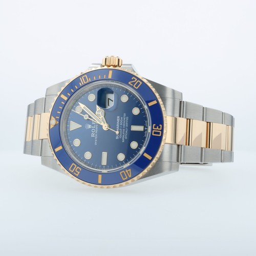 Rolex Submariner Date 41mm Blue Dial 18kt Yellow Gold & Stainl...