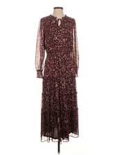 Simply Vera Vera Wang Women Red Casual Dress S