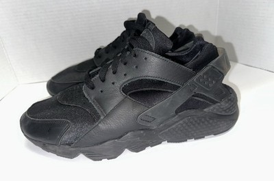 Nike Air Huarache Triple Black All Black Size 11.5 Mens  display picture 3