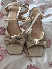 well nice worn sandal heels size 6 worn lots
