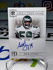 2024 National Treasures Seth Joyner Greatest Signatures AUTO /99 - Philadelphia