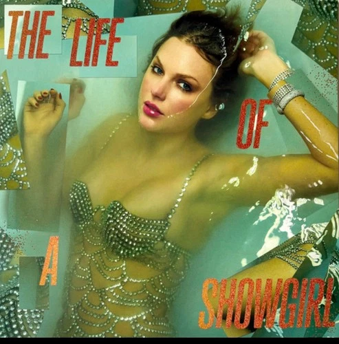 Taylor Swift - The Life Of A Showgirl Vinyl Orange Translucent W/ Gold Glitter!