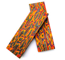 2 Pieces 3D Color Wood for Knife Handle Material Scales Blanks DIY 120x40x8mm