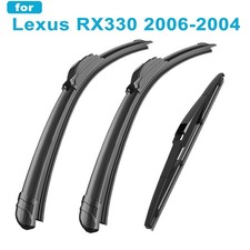 For Lexus Rx330 2006-2004 Front And Rear Windshield Wiper Blades Set Of 3 For Lexus Rx330 2006-2004 Front And Rear Windshield Wiper Blades Set Of 3