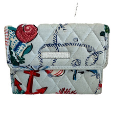 Vera Bradley Anchors Aweigh RFID Euro Wallet ...
