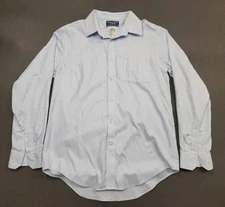 American Airlines Lands End Uniform White Long Sleeve Shirt 16x35 Tailored Fit
