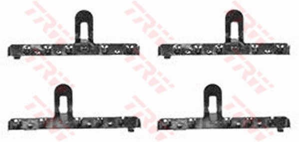 Kit Raccordi Pastiglie Freno Spessori Anteriori Trw Pfk206 P Nuovo Ricambio OE - Miniatura 2