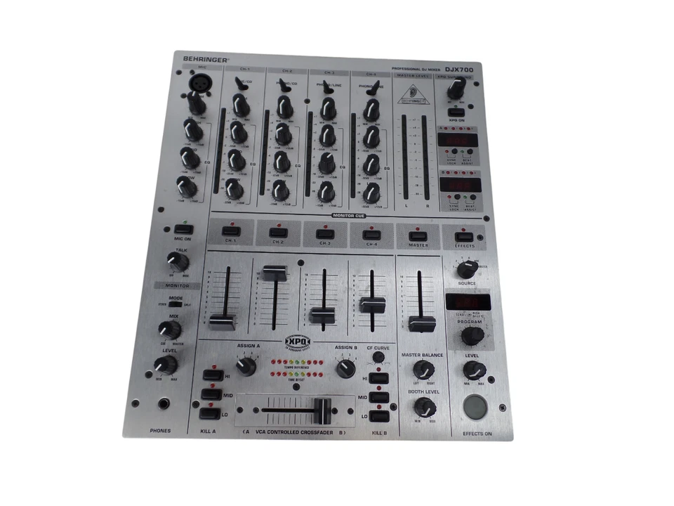 DJX700 Behringer Professional 5 Channel DJ Mixer Silver - Free Shipping - Image 2 of 4