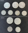 Silver - Lot of Canadian Silver Coins ~ 6 Dimes and 5 Quarters ~  800 and 500