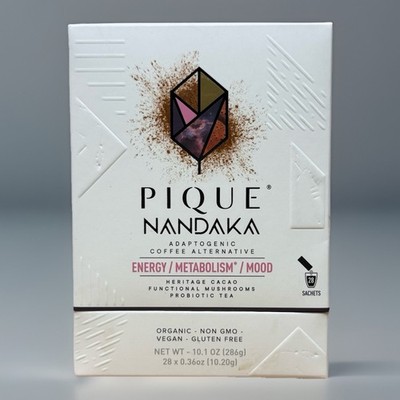 Pique Nandaka Adaptogenic Coffee Alternative 1 Bx 28 Sachets EXP 3/27