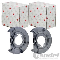 2X NK Spritzbleche Bremsscheiben Hinten Passend FÜR BMW 3 Z3