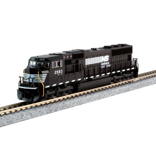 Locomotora diésel radiador plano Digitrax DCC #2581 Kato 176-7613-DCC NS SD70M | Condition: New