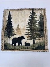 Bear Pillow Case Cover 17 X 17 New In Package
