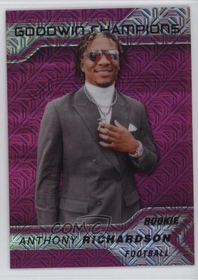 2023 Goodwin Champions Platinum Pink Traxx Anthony Richardson Rookie RC 0ze5