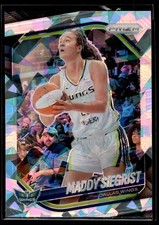 Maddy Siegrist 2025 Panini Prizm WNBA Ice Prizm Card #50