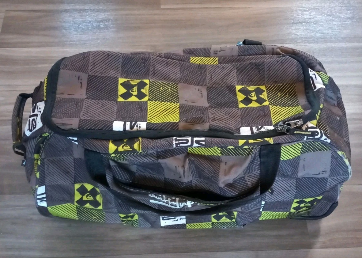 Maleta de equipaje con ruedas Quiksilver Y2K bolsa de lona surf nieve mango telescópico