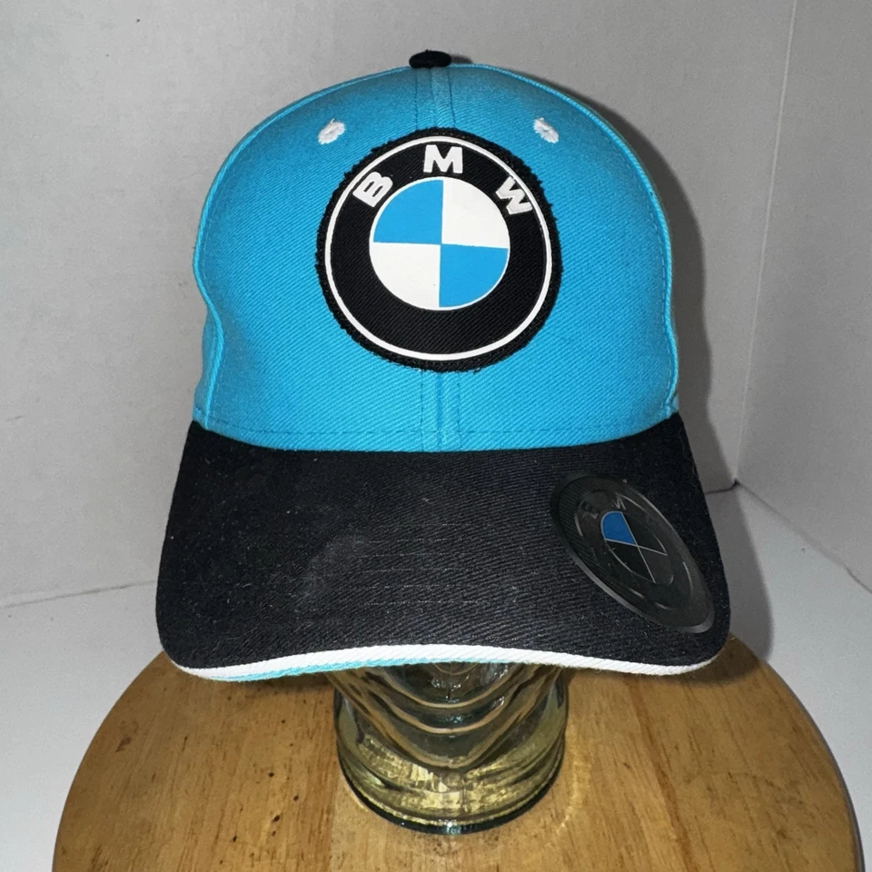 Gorra ajustable azul negra para motociclista BMW Motorrad R1200 Foto 2 de 4