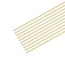 10Pcs Brass Round Wire 0.5mm x 200mm Assorted Half Hard Wire for Jewelry Making