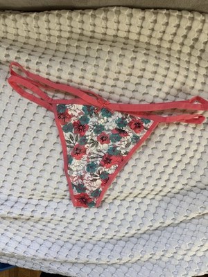 NEW Floral Lacey String Thong Panty