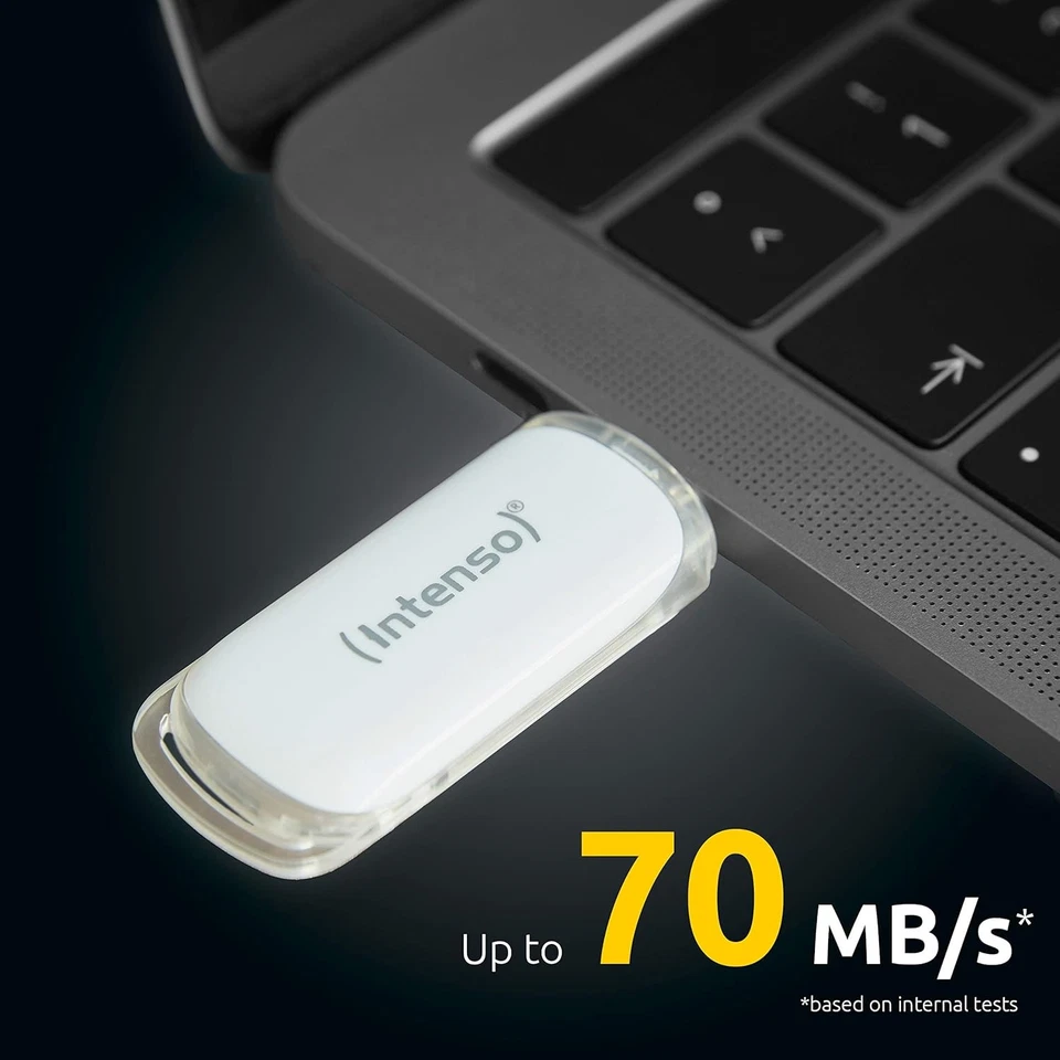 Intenso Flash Line 32 GB - TYPE C Flash Drive - Super Speed USB 3.1, white 32GB - Image 2 of 4