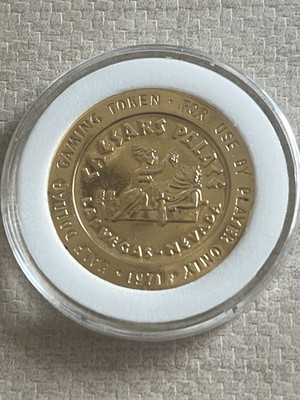 Caesars Palace Casino $0.50 Gaming Token 1971 - Damaged Back - Extremely Rare