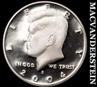 2004-S Silver Kennedy Half Dollar-Choice Gem Proof Lustrous No Reserve #i1213