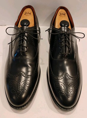 Bostonian Wingtip Oxford Shoes Black Leather New Size 10 D  display picture 2