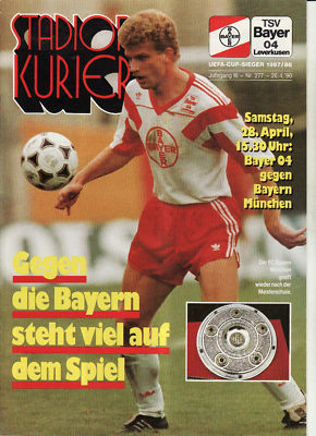 BL 89/90 Bayer 04 Leverkusen - FC Bayern München