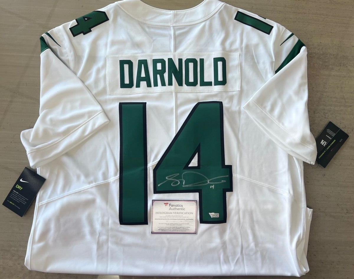 Sam Darnold Autographed New York Jets Jersey Fanatics Authentic