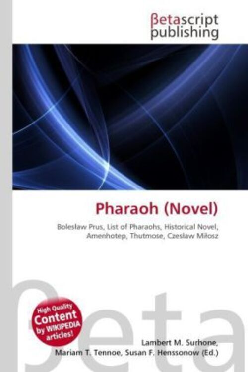 Pharaoh (novel) Lambert M. Surhone (u. A.) Taschenbuch Englisch