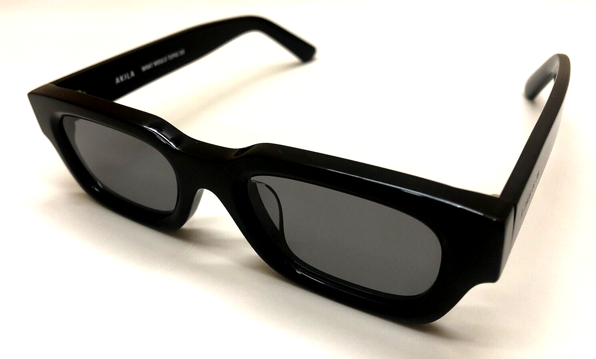 Zed AKILA Sunglasses Black / Dark Grey Lenses + Case & Cloth  display picture 3
