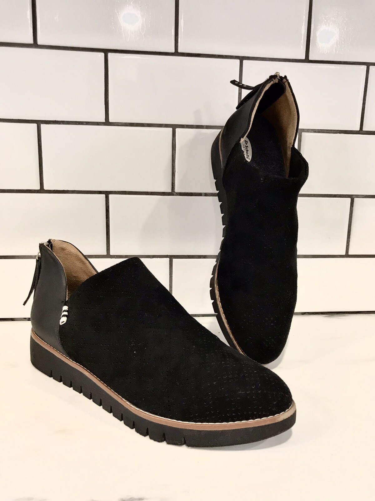 Dr. Scholl's Shoes Women's Insane Loafer Black Microfiber 8.5 M US