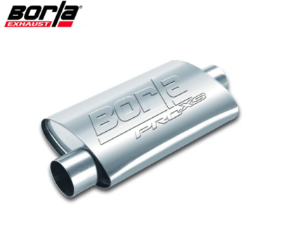 Borla ProXS 3'' Offset Inlet/Center Outlet Reversible Oval Muffler - Universal