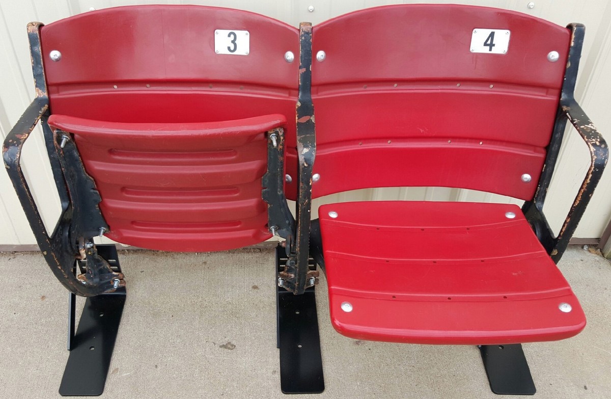 Candlestick Park seats RED Vintage unrefurbished