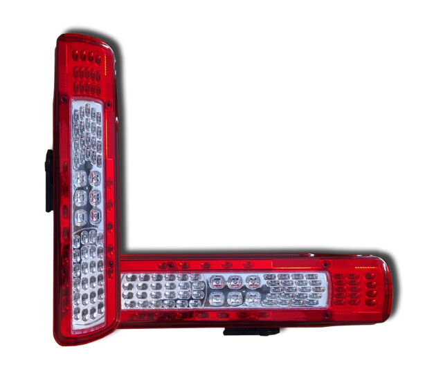 2 LED REAR LIGHTS TAIL LAMPS VOLVO FH FM 2012> EURO 6 REV. ALARM + NUMBER PLATE