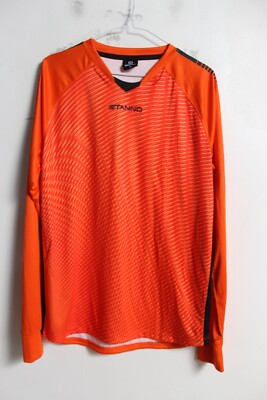 Stanno Herren Sport Fußball T-Shirt Orange - Größe M (M18)
