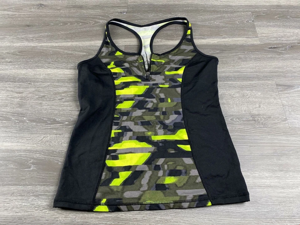 MARC Нью-Йорк 1/4 молнии круглый вырез спортивная серая спортивная одежда Майка женщин большой - Изображение 3 из 4