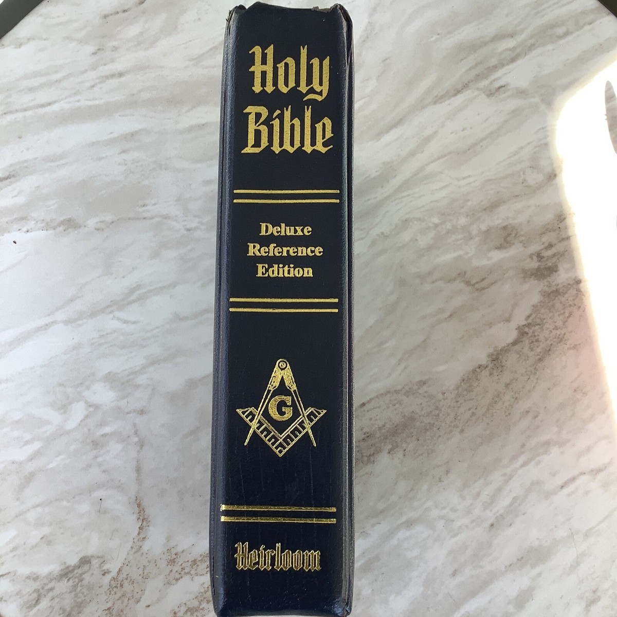 Vintage Freemasons Masonic Holy Bible Masons Deluxe