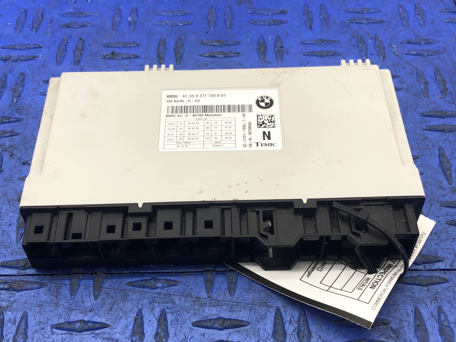 2015-2020 BMW M4 FRONT RIGHT PASSENGER SEAT CONTROL MODULE 9371131 