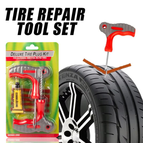 Auto Tire Repair Kit Vacuum Tire Emergency Rubber Strip Glue Tire Repair Tools