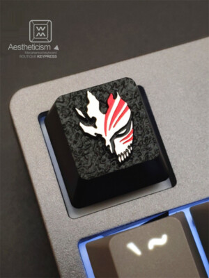 1 PC Anime BLEACH Kurosaki Ichigo KeyCap Aluminium alloy For Cherry MX Keyboard