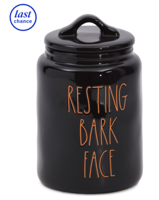 #ad RAE DUNN Halloween by Magenta Artisan Collection Large Resting Bark Face H 8 in $29.99