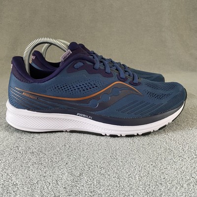 Saucony Womens 10 Ride 14 Athletic Sneaker Running Shoes S10650-35 Midnight  Blue